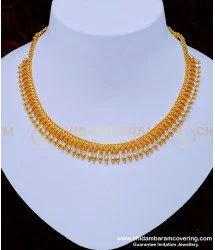 Buy Elegant American Diamond White Stone Party Wear Single Line ...