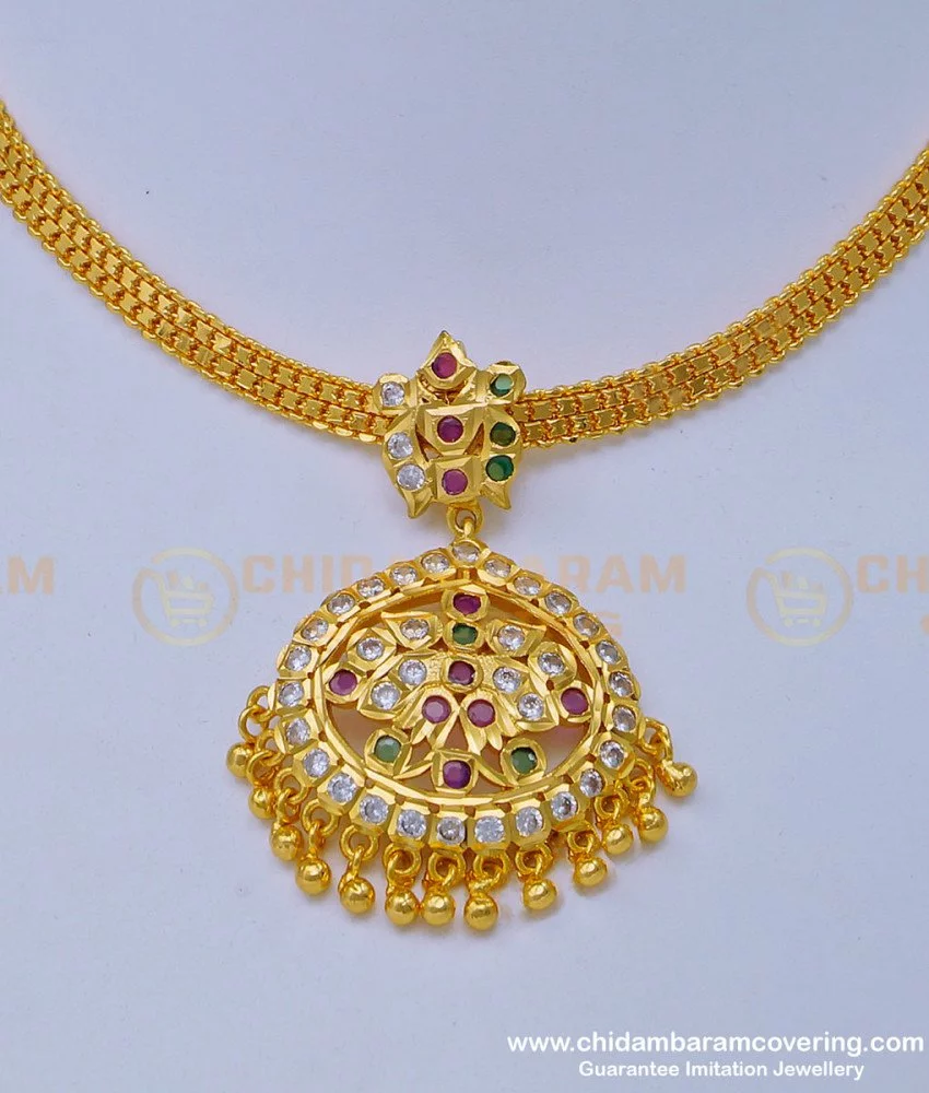 Buy Impon Attigai Collections South Indian Impon Multi Stone Attigai ...