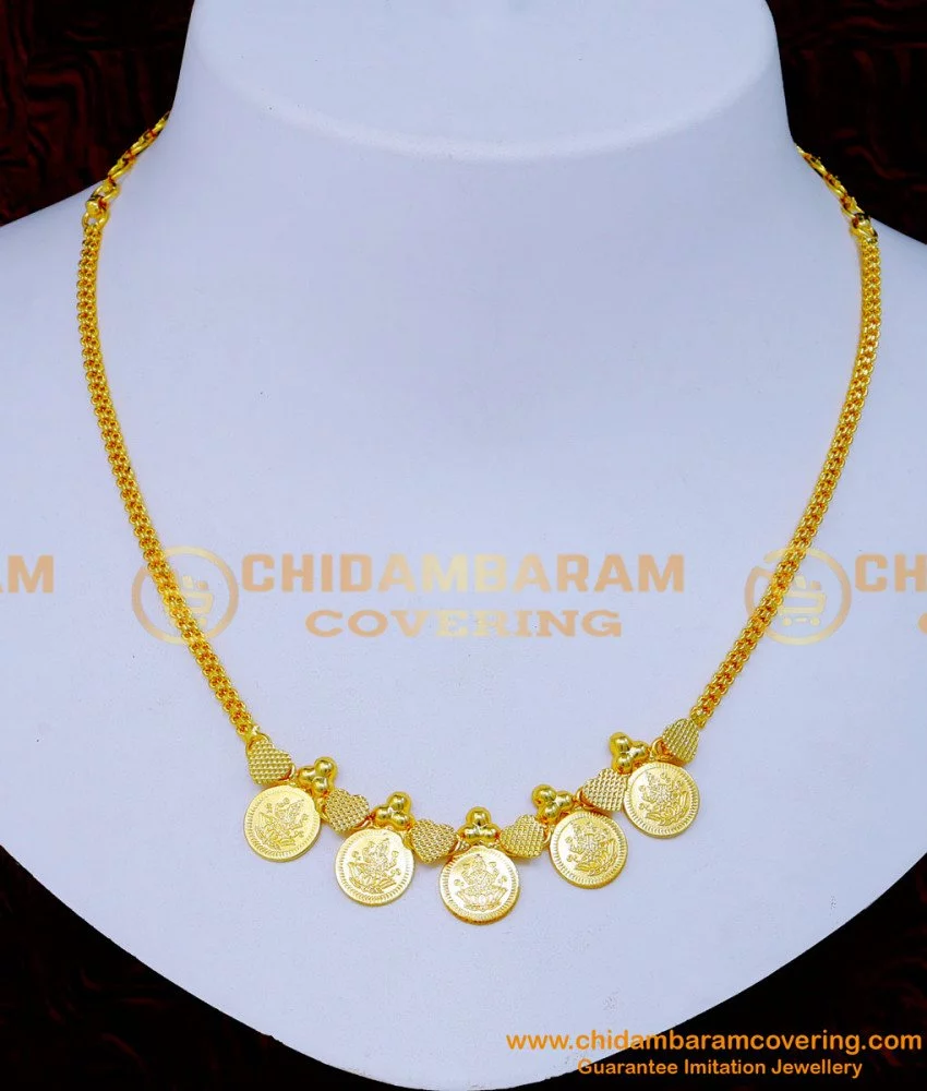 Kasu necklace designs with on sale weight