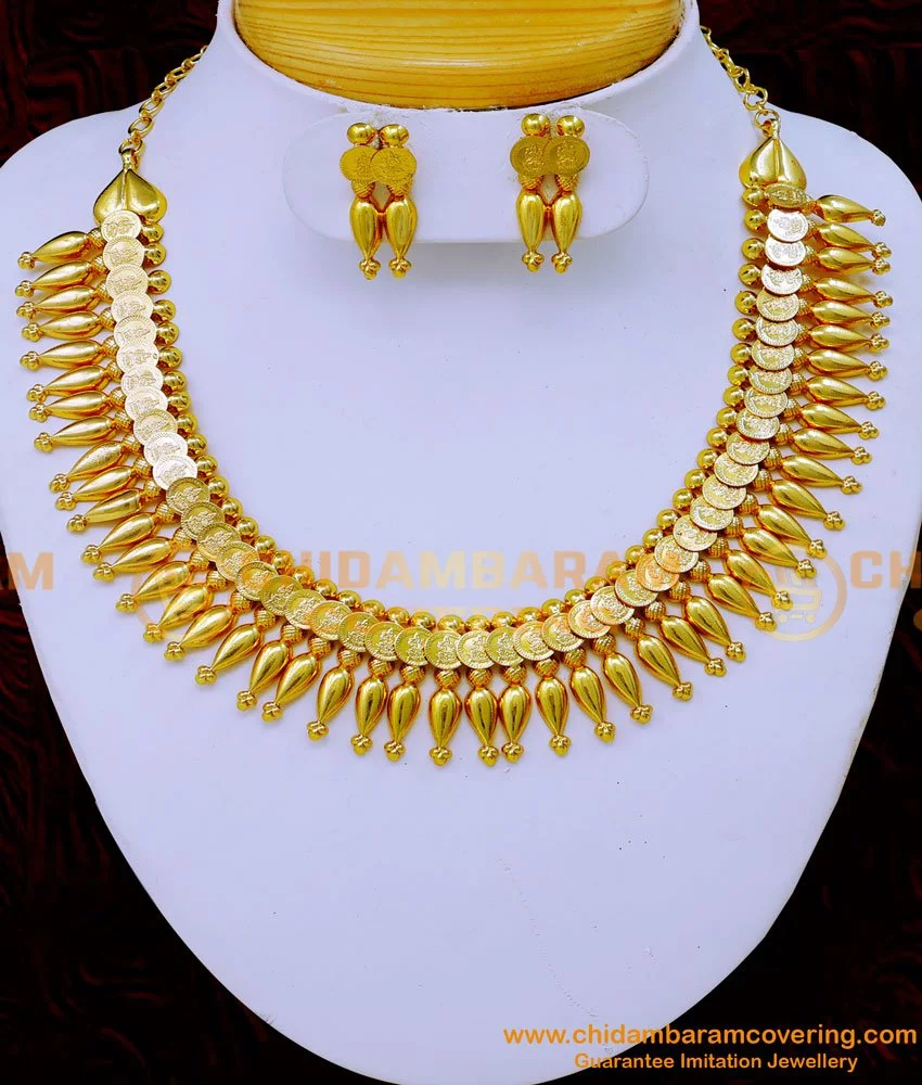 Online gold necklace 2024 with price