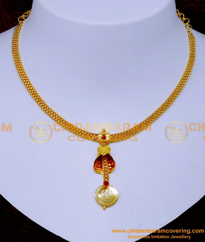Dainty Beaded Chain Simple Lariat Necklace » Gosia Meyer Jewelry