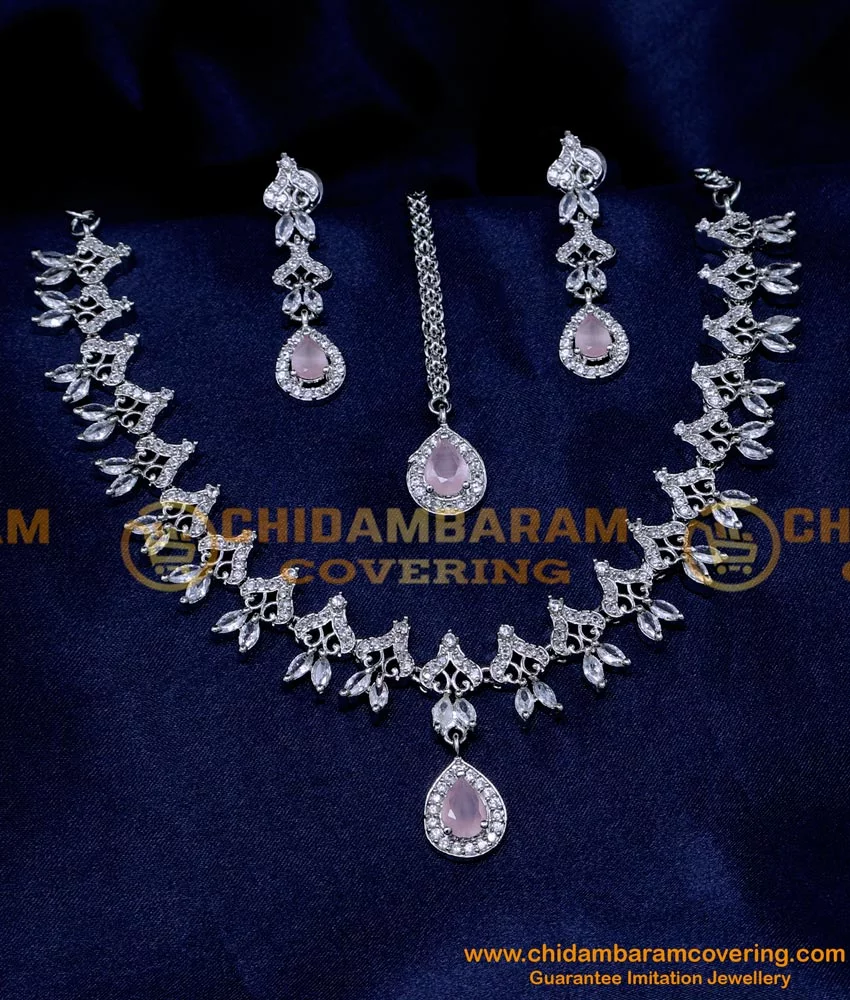Buy Simple Temple Necklace Set Antique Temple Jewellery Indian Bridal Set Lehenga  Jewellery Set Online in India - Etsy