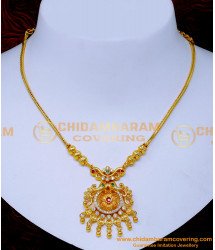 NLC1461 - New Model Ad Stone Gold Plated Necklace for Wedding
