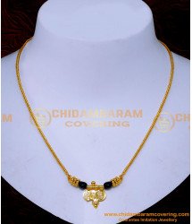 NLC1501 - Simple Light Weight Lakshmi Coin Necklace Design Chain