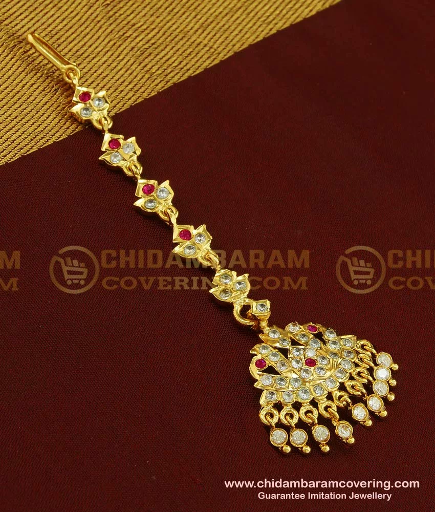 Buy Real Gold Like Impon Stone Papidi Billa Designs Micro Gold Plated ...