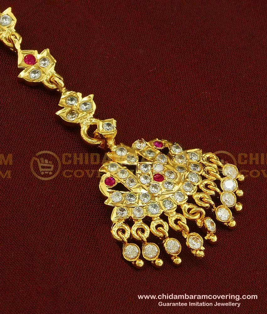 Buy Real Gold Like Impon Stone Papidi Billa Designs Micro Gold Plated ...