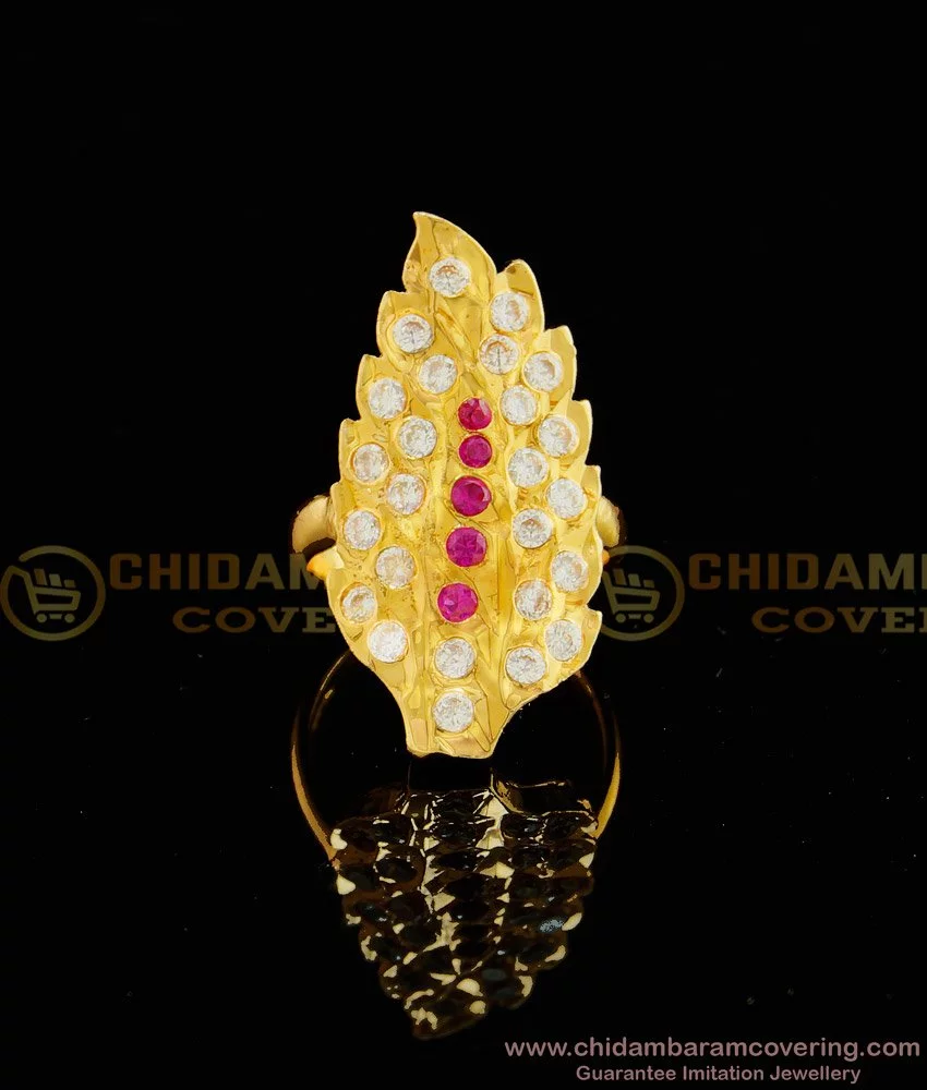 Buy quality Divan Flower & Leaf Pattern Diamond Ladies Ring in 18k Rose  Gold 0LR23 in Pune