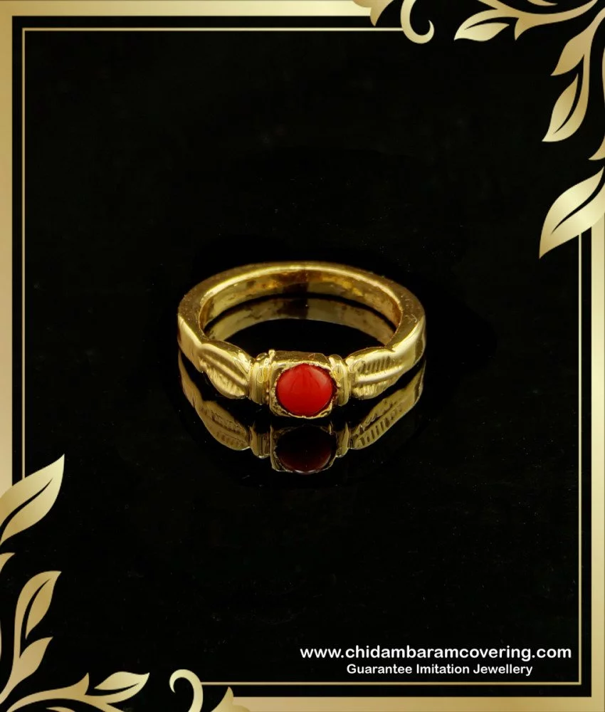 67.48US $ 46% OFF|Chrame Silver Red Coral Ring For Party 8mm*10mm Natural  Precious Coral Silver Rin… | Red coral jewellery, Gold necklace designs,  Gold ring designs