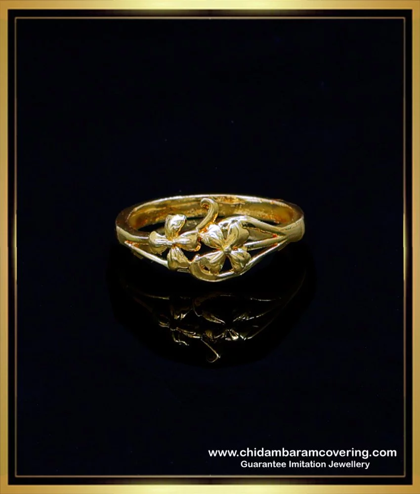 rng352 beautiful impon casting plain gold ring design buy online 1