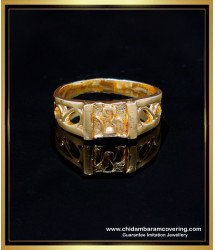 RNG444 - Original Impon Daily Use Gold Om Ring Design for Men