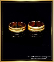 RNG453 - Toe Ring Gold Design Impon Jewellery Online Shopping