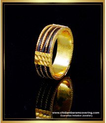 RNG460 - Gold Model Daily Wear Elephant Hair Ring Designs for Male