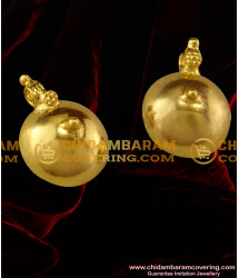 TAL26 - Gold Plated Imitation Jewelry Thali Big Pottu with Bead Set Design For Traditional Thaali