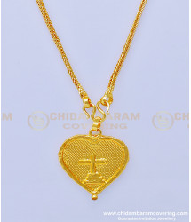 THN55 - 24 Inches Christian Cross Plain Siluvai Dollar Chain Indian Thali Design Buy Online 