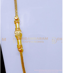 THN63 - Gold Plated Mugappu with Side Screw Sri Lankan Thali Chain