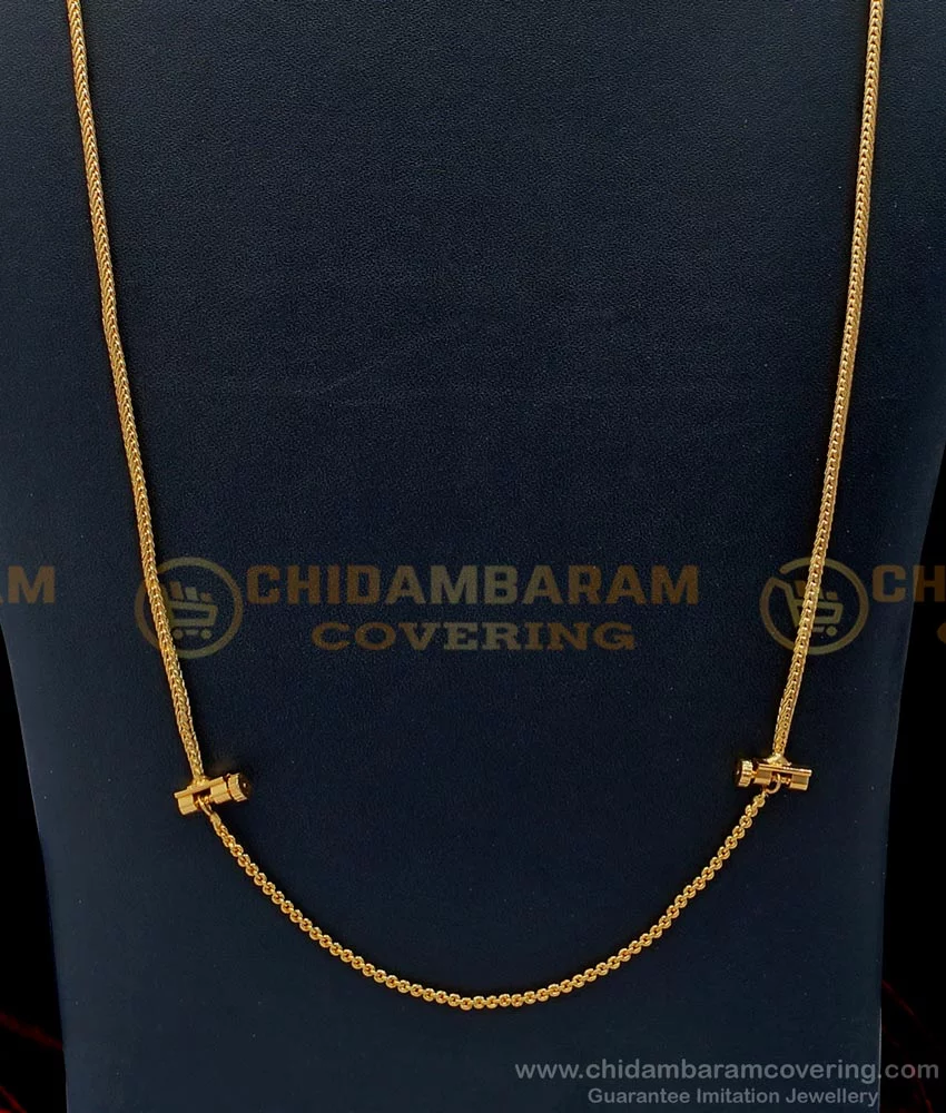 Buy Original Gold Plated Jewellery Screw Thali Chain Designs